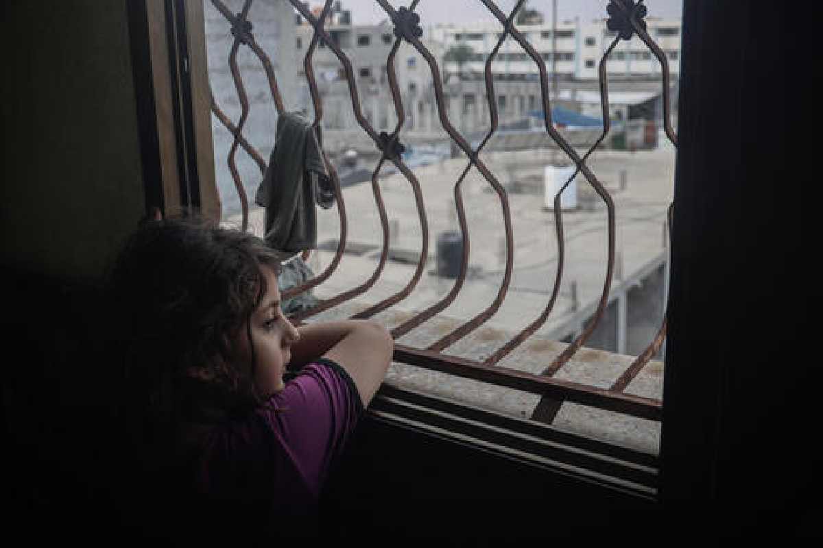 Una bambina a Gaza