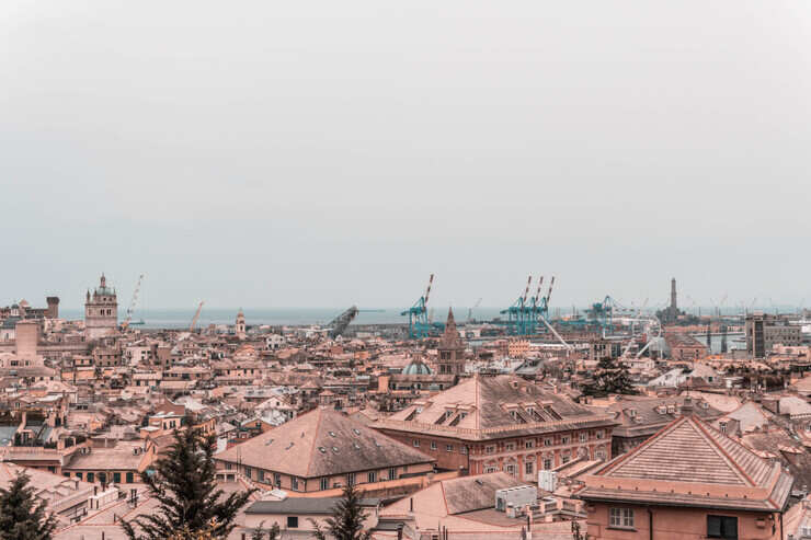 Genova vista dal Castelletto 