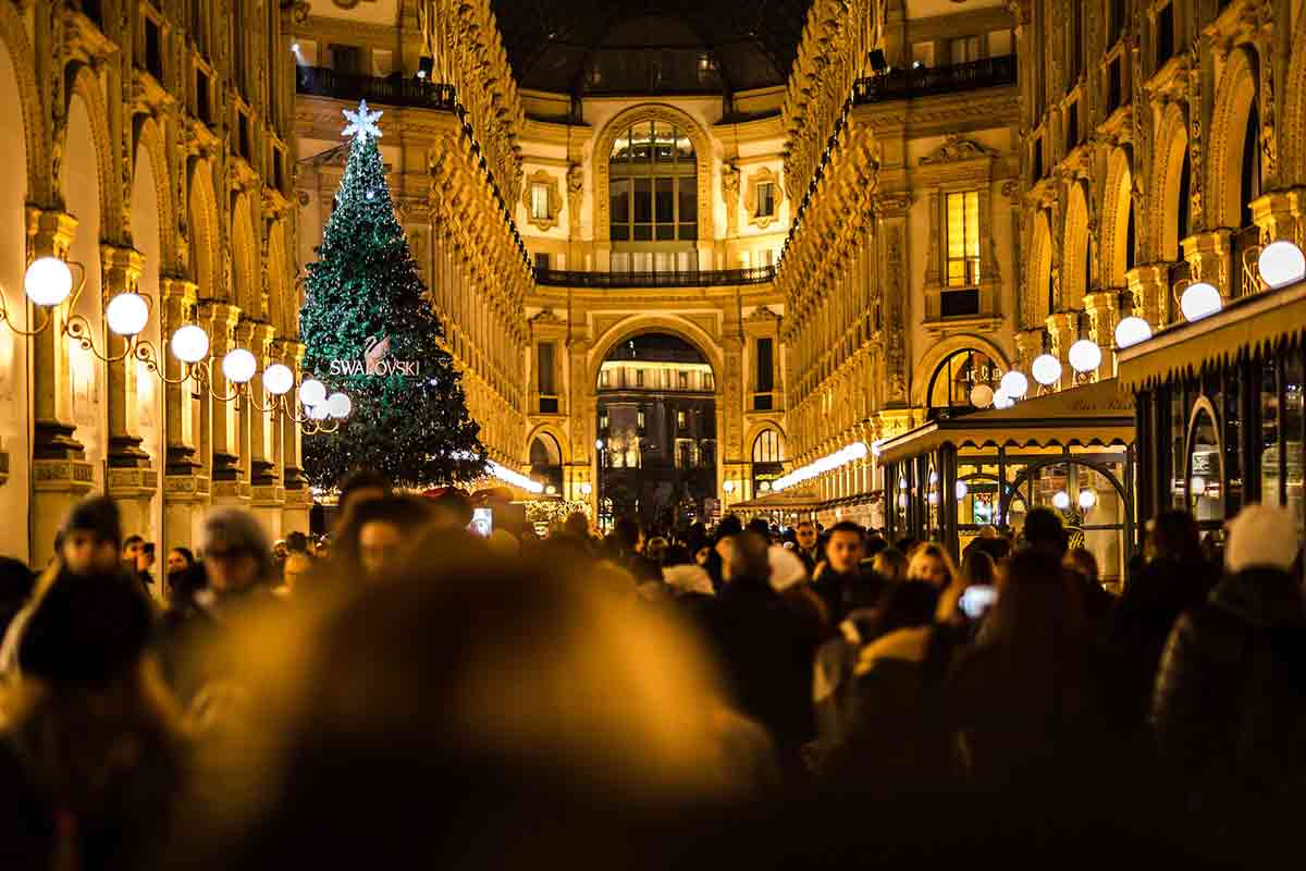 milano natale galleria vittorio emanuele II