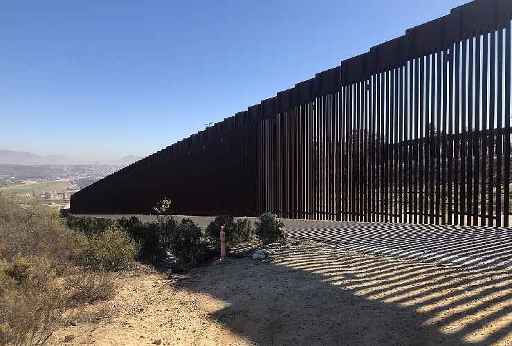 Il muro al confine tra Messico e Stati Uniti