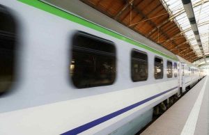 treno in corsa
