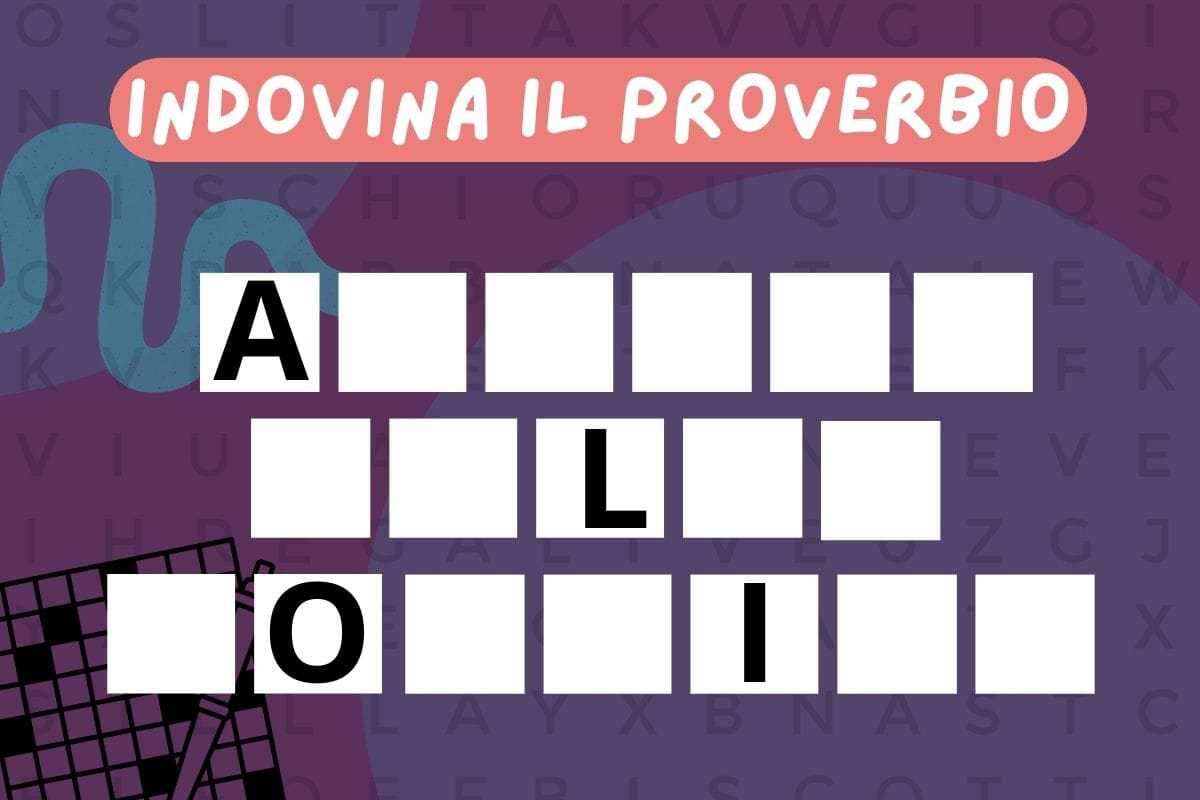 Indovina il proverbio