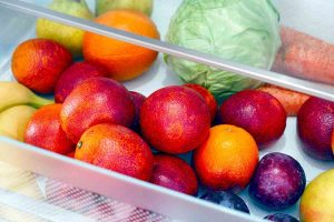 No frutta e verdura in frigo