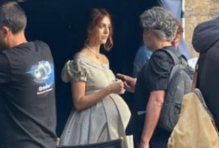 Miriam Leone incinta sul set