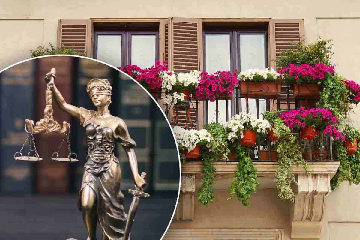 Balcone casa non è di proprietà esclusiva