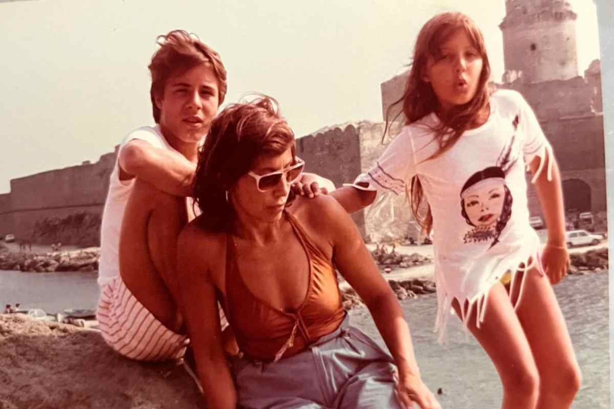 Selvaggia Lucarelli quando era piccola