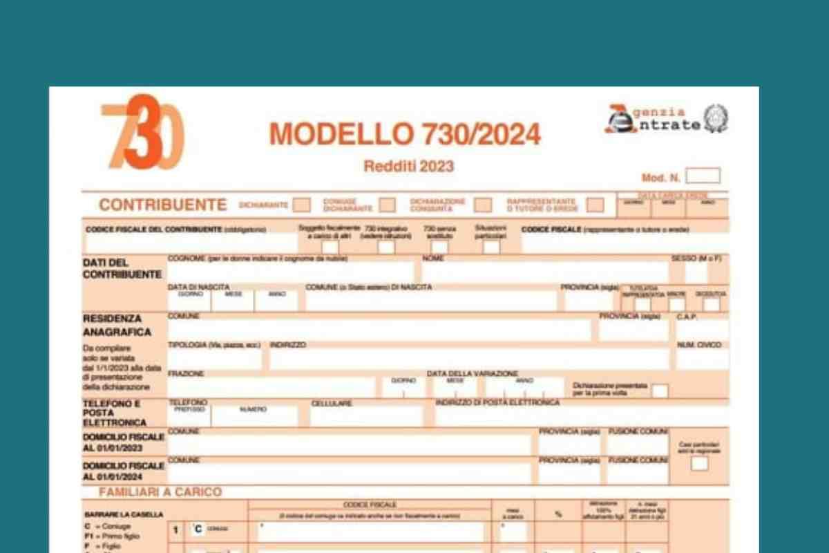 Modello 730 semplificato novità 2024